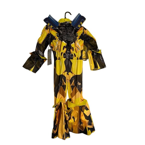 TRANSFORMERS Bumblebee Costume 3T 4T Child Deluxe Licensed Kids Disguise NEW - Picture 1 of 6